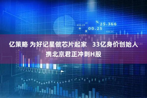 亿策略 为好记星做芯片起家   33亿身价创始人携北京君正冲刺H股